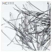 Закачен край стомана влакно